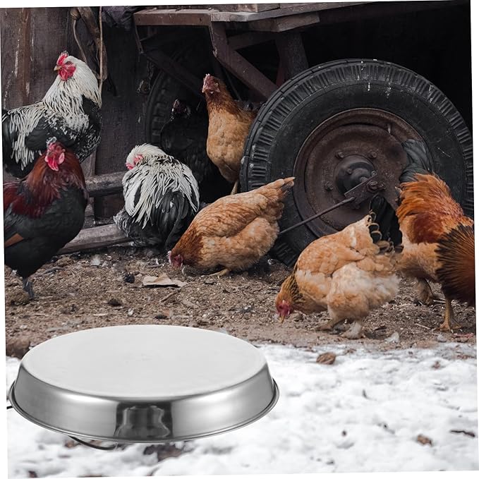 YARNOW Sturdy Chicken Water Heater Heated Base for Poultry Winter Safe Dog Waterer Heater