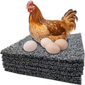 6 Pcs Chicken Nesting Pads, Washable Nesting Box Liners for Chicken Coop, Reusable Plastic Nest Box Pads, Chicken Laying Mats, Chicken Coop Accessories 12×12 inch