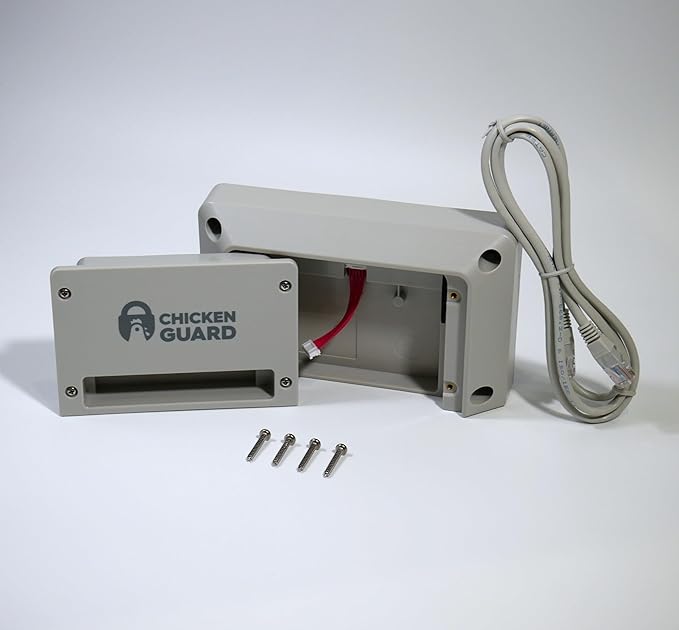 ChickenGuard Accessory - Control Panel Extension Kit - Solo per ChickenGuard All-in-One Range of Automatic Chicken Coop Door openers. (Extension Kit - Door not Included)