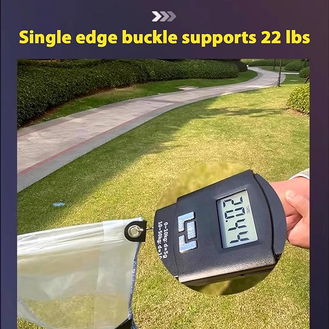 Clear Tarp Waterproof 18x19 ft Tarps Plastic Tarp with Grommets Clear Vinyl Tarps for Outdoor Patio Enclosure Chicken Coop Cover Waterproof Transparent Tarpaulin for Porch Greenhouse Plant