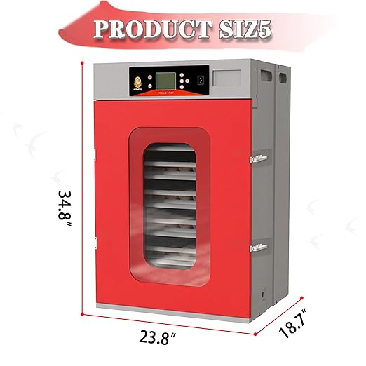 Smart Egg Incubator for Hatching Eggs - 400 Egg Capacity with Digital Temperature & Humidity Control - Ideal for Chicken, Duck, Goose & Quail Eggs