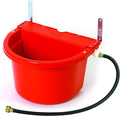 Little Giant® Automatic Animal Waterer | DuraMate Float Controlled Automatic Waterer for Livestock | Heavy Duty and Durable | Made in USA | 4 Gallon (Red, 4 Gallon)