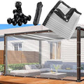Clear Tarp Waterproof Heavy Duty Plastic Tarps,Vinyl Transparent Tarpaulin with Grommets,for Patio Transparent Lonas Greenhouse Chicken Coop Covers for Winter,19x19 FT