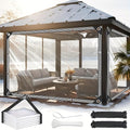 6x10ft Clear Tarp, Heavy Duty Waterproof, Plastic Tarps with Grommets, Transparent Tarpaulin Vinyl for Patio Enclosure, Roofs, Greenhouse Plant, Chicken Coop Covers.