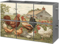 Chickens And Farm Storage Bins Cubes Fabric Cube Organizer Foldable Storage Boxes Large Storage Baskets Oxford Cloth Cube Bins for Home Clothes Closet Organizers 6 Pack
