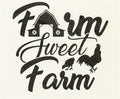 JennyGems Farm Sweet Farm Wooden Sign, Barn Gifts, Chicken Decor, Farmhouse Decorations Wall Hanging, Made in USA