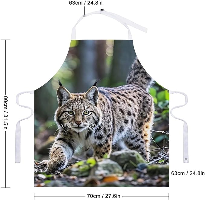 Waterproof Apron Adjustable Bib Aprons with Pockets Smiling Apron Kitchen Aprons for Women Men