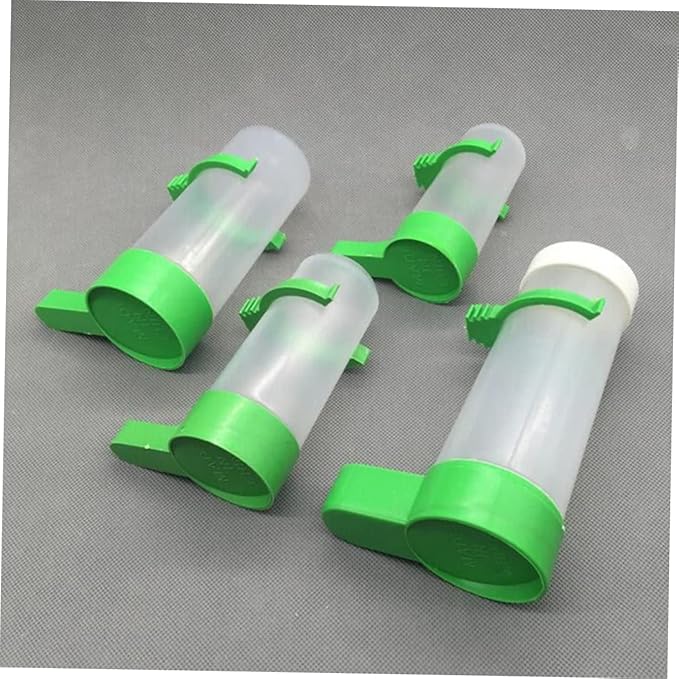 BESPORTBLE 5pcs Automatic Bird Feeding Machine Bird Feeder No Waste for Windows Chickens Poultry Random Style