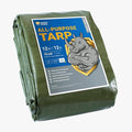 GUARD SHIELD Heavy Duty Tarp 12x12 Feet Green Multi Purpose Thick Waterproof Poly Tarp Cover 10mil