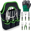 8-piece women's gardening tool set, non-slip heavy-duty hand gardening tools. Suitable for transplanting, digging, pruning, and fertilizing. Perfect for outdoor and indoor potted plants.