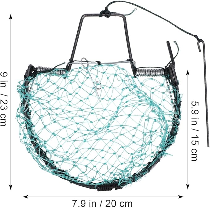 Yardwe Pigeon Bird Trap Bird Net Quail Catcher Pigeon Catching Net for Small Birds Pigeons Sparrow Quail, 7.9 X 5.9 Inch