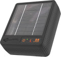 Gallagher S6 Solar Electric Fence Charger | Solar Fence Energizer for Gardens, Chickens, Goats, and Pets | Solar-Powered Fence Charger with Lithium Battery | Mounts Directly to Grounding Rod