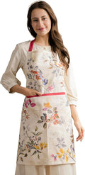 Maison d' Hermine 100% Cotton Apron for women with Pocket Kitchen Chef Apron for Men Cooking Easter Decorations