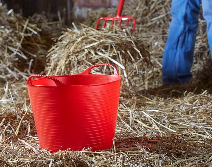 Tubtrugs SP14GBK Red Gorilla Small-3.7 gallons SL14 Medium Flexible Plastic Tub, Toy Storage, Laundry, Gardening, Black