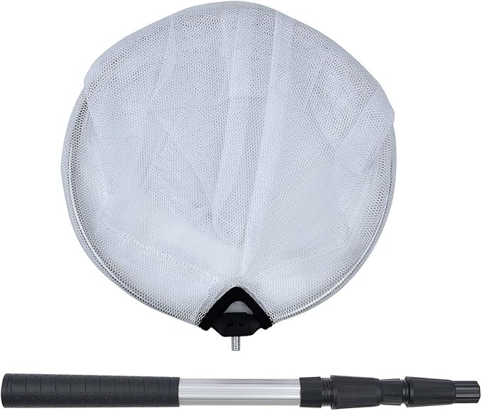 Coopay Insect and Butterfly Fishing Net with 12 Inches Ring, Handle Extends to 36 Inches