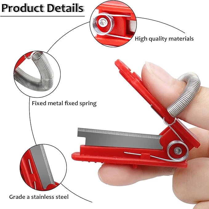 14 PCS Gardening Silicone Thumb Knife Harvesting Tool,Vegetable Fruit Picking Knife,Garden Cutter Tools for Trimming Plant Farm Tomatoes Orchard Oranges Citrus