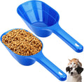 Dog Food Scoop, 1 Cup Pet Food Scoop With Measuring Lines (blue)