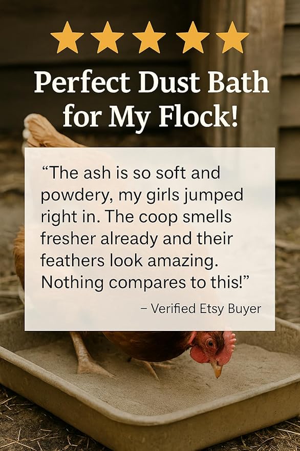 Coop Boost Ultra-Soft Wood Ash for Chickens | Natural Chicken Dust Bath & Coop Additive | Moisture Absorber, Odor Control, Bedding Booster | Safe DE Alternative | 2 lb Bag