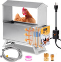 1.5 Gallon Heated Chicken Waterer Automatic Chicken Water Heater for Winter, Freeze Proof Poultry Drinker Watering System