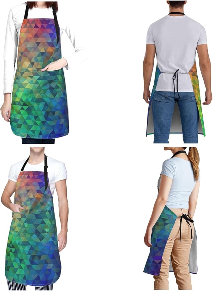 Waterproof Aprons for Women Men Adjustable Bib Tractor farm Apron Chef Cooking Aprons for Kitchen