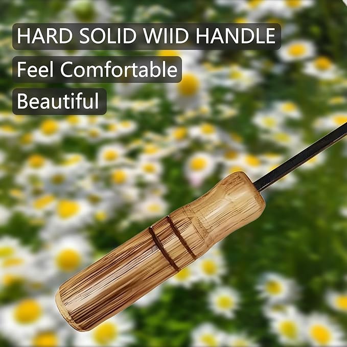 Japanese Gardening Sickle Tools,Hand Hoe/Sickle,Quick Work, Weed Puller Tool,Manual Weeding Sickle for Lawn,Backyard Farm Planting,Very Sharp Blade