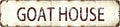 Funny Goat Metal Sign - Humorous Farmhouse Decor for Home/Office/Man Cave - Rustic Durable 4"x16" Wall Art - Gift for Goat Lovers and Animal Enthusiasts