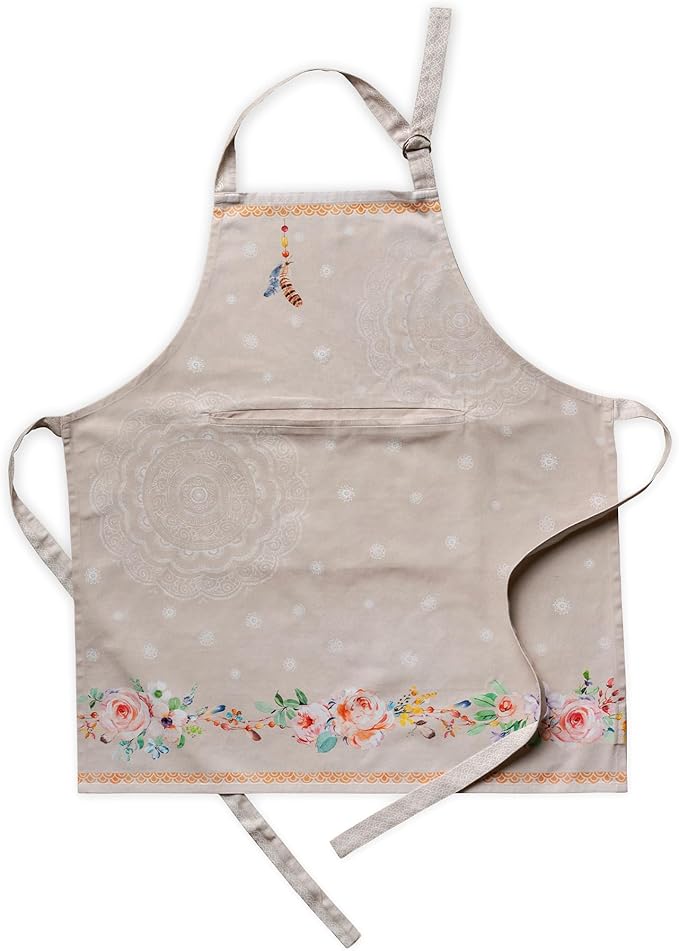 Maison d' Hermine 100% Cotton Apron for women with Pocket Kitchen Chef Apron for Men Cooking Easter Decorations