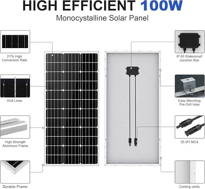 ECO-WORTHY 12V DC Solar Well Pump Kit – 200W Solar Panel Included, Submersible Water Pump, Portable Well Pump for Off-Grid Areas, Deep Wells, Irrigation, Water Tank Filling