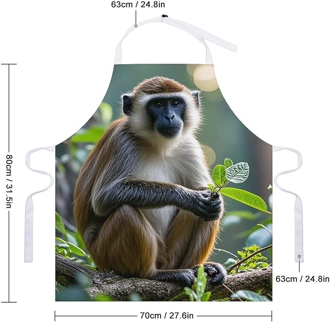 Waterproof Apron Adjustable Bib Aprons with Pockets Smiling Apron Kitchen Aprons for Women Men