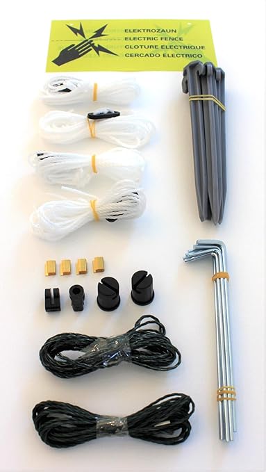Electric Fence Poultry Netting Replacement Accessories Kit for Existing Chicken Fence