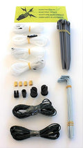 Electric Fence Poultry Netting Replacement Accessories Kit for Existing Chicken Fence