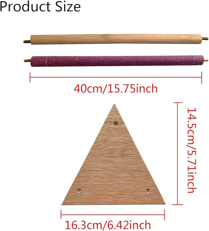 Vehomy Chicken Perch - Wooden Chicken Swing for Hens & Large Birds