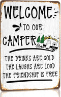 Camper Decor Rv Signs For Campers Camping Metal Signs Camping Accessories Camper Decorations For Inside Campers Gifts Campsite Decorations