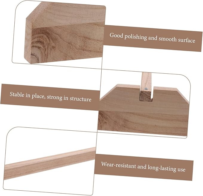 BESPORTBLE Bite Resistant Wooden Chicken Perch Stand for Hens and Birds Safe Chewable Roosting Bar for Chick Brooder and Coop Natural Bird Perches for Parrots and Pets Chick Training