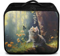 Rnyleeg Cute Cat Empty First Aid Bag Emergency Medical Kit for College Dorm First Aid Kit for Home Portable Travel Medical Supplies Bag