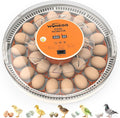 30 Egg Incubators for Hatching Eggs with Automatic Egg Turner, Auto Temperature Control, LED Candling, Humidity Monitor, 360° Viewing for Chicken Quail Parrot Birds