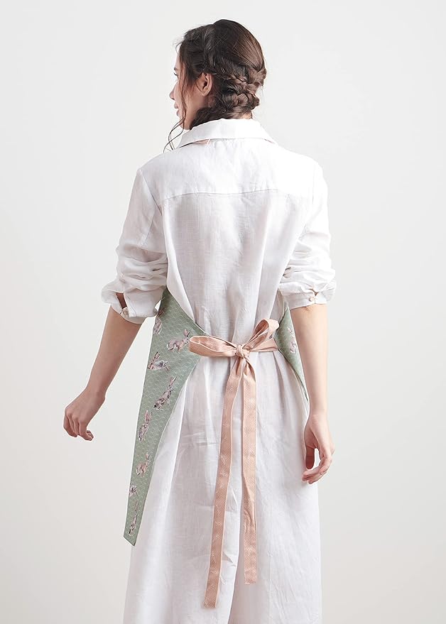 Maison d' Hermine 100% Cotton Apron for women with Pocket Kitchen Chef Apron for Men Cooking Easter Decorations