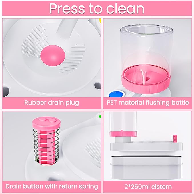 2026 Upgraded Paint Brush Cleaner for Artists, Kids Easter Painting Station with Brush Washer, Portable Paint Station & Rinsing Tool, Art Supplies Cleaning System for Children Adults
