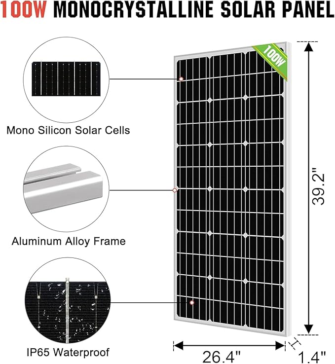 ECO-WORTHY 24V Solar Well Pump Kit - Submersible Stainless Steel Pump for Well, Pond, Farm, Home | 4x100W Mono Solar Panels, 50AH Lithium Battery & Controller | 3-Package Delivery
