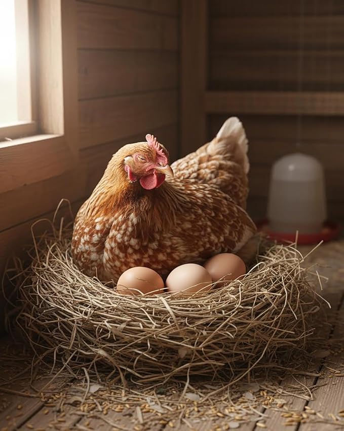 16 PCS Wooden Fake Nest Eggs - Agricultural Tools for Chicken Coop Nesting,Encourages Hens to Lay Eggs