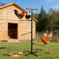 58 Inch Chicken Perch - Sturdy and Stable Roosting Bars for Chickens, Multi-Functional Walk-in Run Toys, Safe, Durable Ideal for Poultry and Parrots