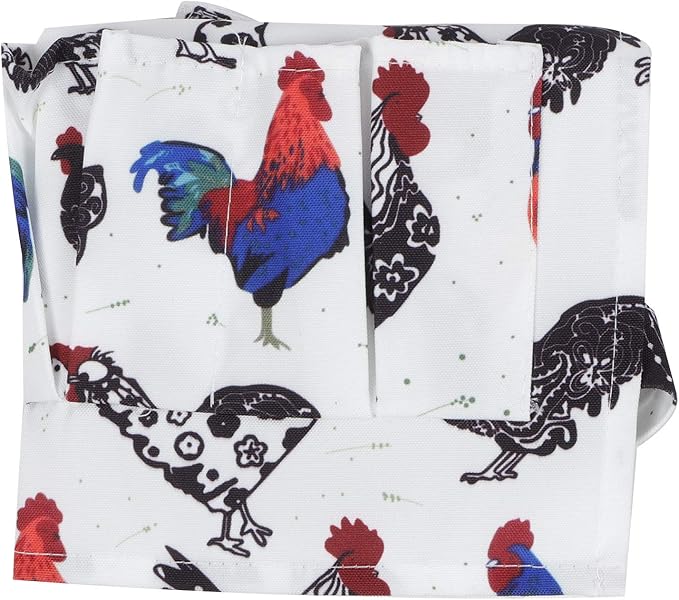 Egg Collecting Apron with Multiple Pockets | Convenient Egg Holder for Chickens/Ducks/Quails | Farmhouse Gathering Apron with Secure 10x8cm Pockets | Resilient Polyester (2 S)