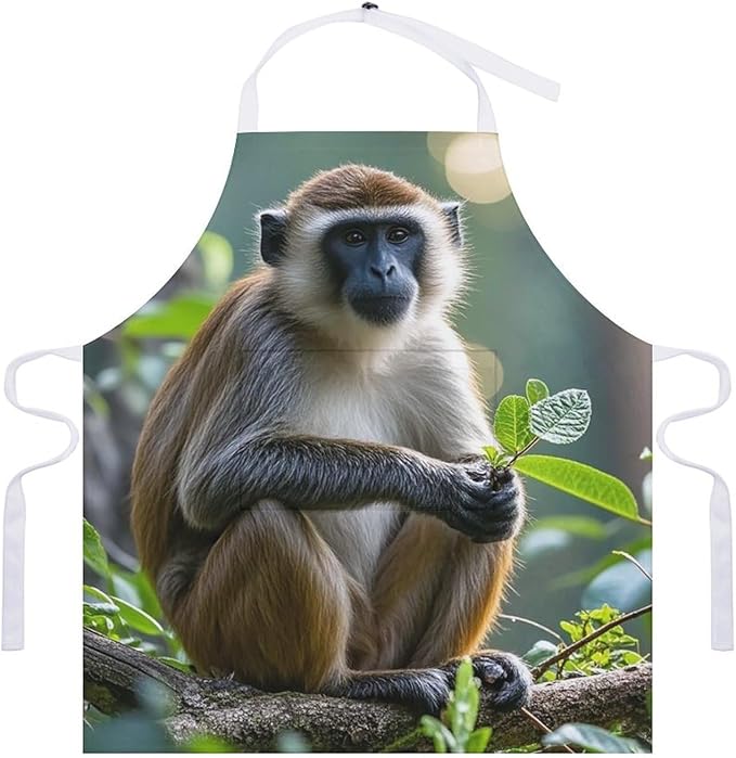 Waterproof Apron Adjustable Bib Aprons with Pockets Smiling Apron Kitchen Aprons for Women Men