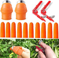 14 PCS Gardening Silicone Thumb Knife Harvesting Tool,Vegetable Fruit Picking Knife,Garden Cutter Tools for Trimming Plant Farm Tomatoes Orchard Oranges Citrus