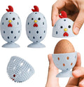 Silicone Egg Cleaner for Fresh Eggs, Vegetable and Fruit Scrubber Tool Reusable Cleaning Brush for Egg Washer (Blue)