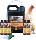 Chick Fresh Odor Eliminator for Backyard Chickens. Makes 1 Gallon of Solution Eliminates Coop, Brooder Odor, Etc. Concentrate w/ 128 oz Empty Sprayer (5 gallons)