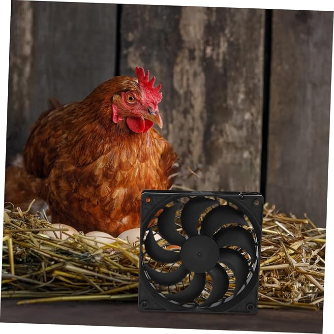BESPORTBLE 5w Pet House Chicken Dog House Ventilation Heat Dissipation Solar Panel Fan