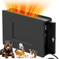 PETNF Dog House Heater, 32℉-122℉ Temp Control, Near-Silent No Fan & 30% Energy-Save ECO Mode, Overheat Protection & 6.6ft Chew-Resistant Cord, Outdoor Dog House/Chicken Coop, Puppies/Preg/Senior Dogs