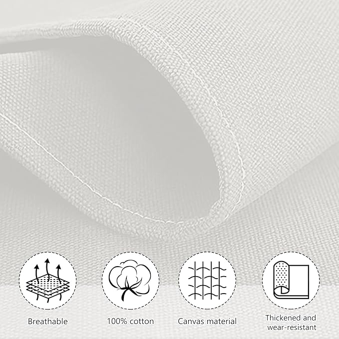 Unisex Aprons with Large Pockets,Cotton Canvas Cross Back Heavy Duty Adjustable Work Apron,Size Kids to Adult