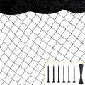 Bird Nets 25'x100' with 1" Mesh Nylon Poultry Netting Heavy Duty Aviary Net Chicken Coop Netting, Garden Netting Deer Fence for Fruit Tree Trellis Net